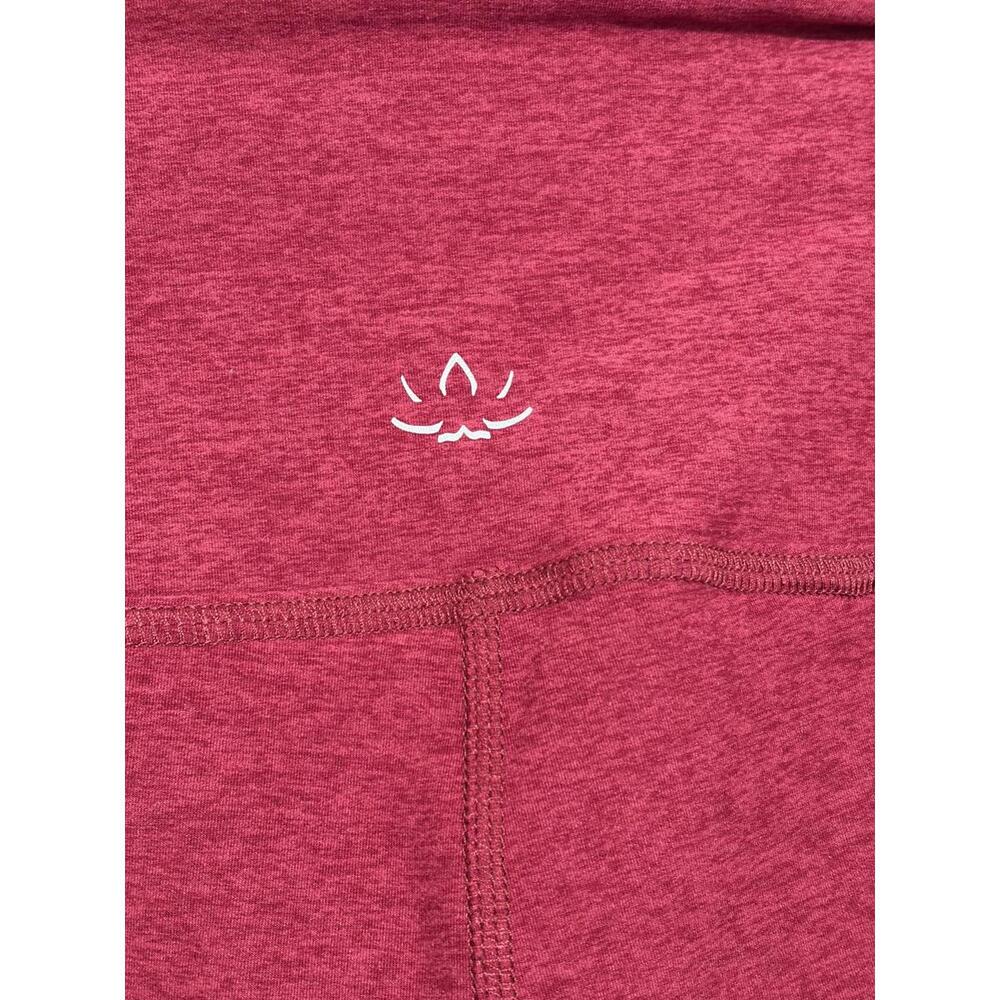 Beyond Yoga 3X Spacedye Plus Size Red Maroon High Rise Crop Leggings - Picture 9 of 12